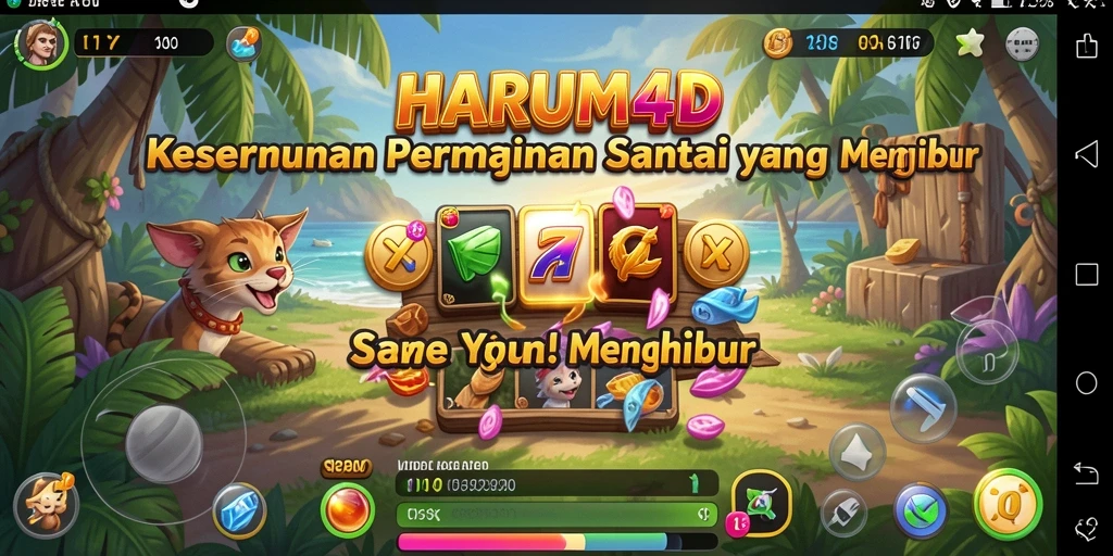 Screenshot gameplay HARUM4D menunjukkan momen seru dalam bermain.